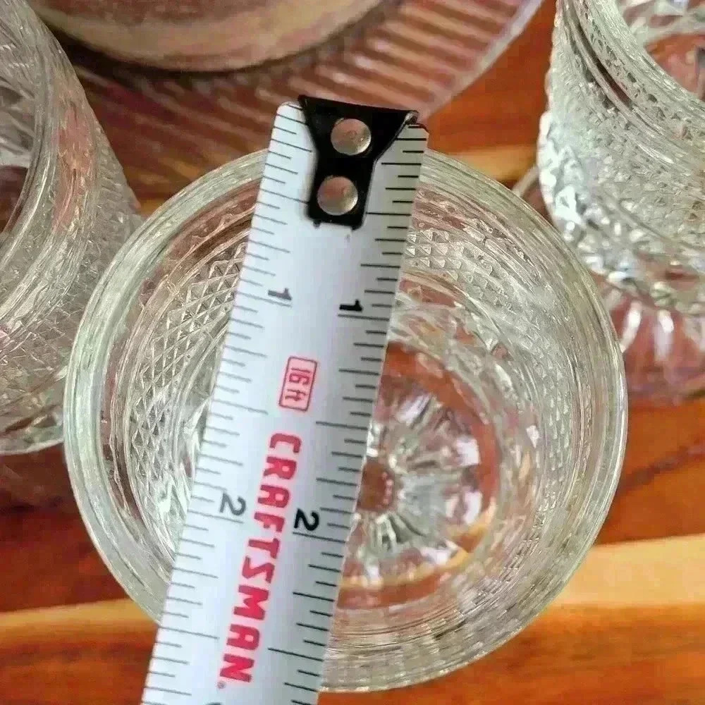 Vintage Set of 3 Wexford Anchor Pressed Glass from 1967 to 1998 Like New - Picture 4 of 16